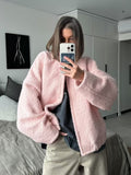 Tineit Nathaly Soft Pink Bouclé Jacket