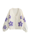 Tineit Azayla Floral Knit Cardigan