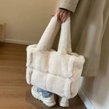 Tineit Arden Faux Fur Plush Bag