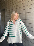 Tineit Montae Striped Oversize Sweater