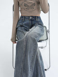 christmas outfit Tineit Women Blue Baggy Jeans Harajuku Oversize Straight Denim Trousers Y2k 90s Vintage Japanese 2000s Style Jean Pants Trashy Clothes