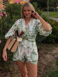 Tineit Woman 2 Pieces Shorts Sets 2024 New Fashion Embroidery Short Blouse Summer Women Suit Shorts Two Piece Set Womens Outfits