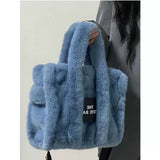 Tineit Zaina Faux Fur Tote Bag