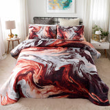 Tineit 3pcs Oil Painting Design Printed Bedding Bedroom Set No Comfoter Duvet Cover Set 1 Duvet Cover and 2 Pillowcases Bedroom Decor