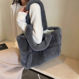 Tineit Arden Faux Fur Plush Bag