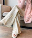 Tineit Zoya Ribbed Knit Button Pants