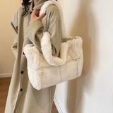 Tineit Arden Faux Fur Plush Bag