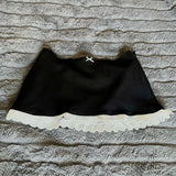 Tineit Y2K Mini Skirt Ladies low waist layered pleated black sexy retro A-line pleated skirt casual short summer skirt emo