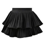 Tineit Outwear Korean Fashion Skirt Sets Women Casual Elegant Knitted Crop Tops + Sweet Kawaii Black Y2k Mini Skirt 2025 Spring Chic