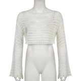 Tineit Yvonne Crop Knit Sweater