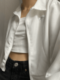 Tineit Cropped Zip-Up Jacket