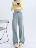 christmas outfit Tineit Women's Light Blue Y2k Jeans Harajuku Oversize Denim Trousers Vintage Japanese 2000s Style Baggy Jean Pants Trashy Clothes 2025