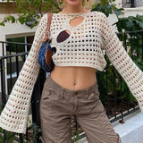 Tineit Yvonne Crop Knit Sweater