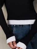 Tineit Solid Knitted Women Pullover Lazy Long Sleeve Mohair Female Sweater 2025 Vintage Autumn O Neck Soft Casual All Match Lady Top