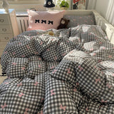 Tineit Cute Dog Duvet Cover Set Soft Kids Adult Twin Queen Size Girls Boys Flat Sheet Pillowcase Bedspread New No Filler Bedding Set