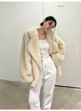 Tineit Karma Oversize Faux Fur Jacket