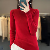 thanksgiving outfit Tineit Casual Simple Knitted Solid Turtleneck Women Korean Slim Fit Warm Soft Pullover Sweaters Female Autumn Chic Daily Knitwear