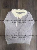 Tineit Cute Jumper Sweet Pullovers Women's Clothing 2025 Pull Femme Furry O-neck Sueter Mujer Chic Korean Winter Knitted Sweater Tops