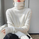 thanksgiving outfit Tineit Casual Simple Knitted Solid Turtleneck Women Korean Slim Fit Warm Soft Pullover Sweaters Female Autumn Chic Daily Knitwear