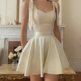 Tineit Elegant Straps A line Party Dress Homecoming Dresses (PRE-ORDER)