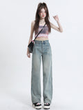 christmas outfit Tineit Women's Blue Baggy Jeans Harajuku Oversize Denim Trousers Japanese 2000s Style Y2k 90s Vintage Jean Pants Trashy Clothes 2025