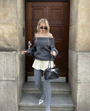 Tineit Perel Off-Shoulder Loose Sweater