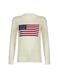 Tineit Mable American Flag Sweater