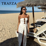 cold weather outfits Tineit 2024 Spring Summer Beach Style Women Swimwear Fashion Sexy Button Patchwork Beach Club Ladies Slim Chic Swimwear