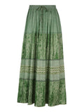 Tineit Fairy Vintage Printed Midi Skirt