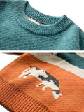 Tineit Farm Land Jacquard Knit Sweater