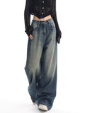 Tineit Vintage Wash 90's Baggy Boyfriend Jeans