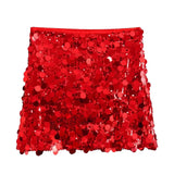 Tineit Mini Skirt For Women Sexy Sequin Short Skirts Vintage Y2k Women Clothing Summer Fashion Female Streetwear Skirt Mujer