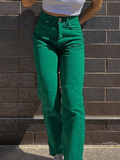 Tineit Green Wash Vintage Boyfriend Jeans