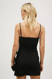 Tineit 2024 New Women's New Black Bow Bandage Dress Women's Birthday Party Dress