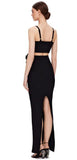 Tineit Wish Hot Sale Women's Flower Bandage Dress Simple High-end Niche Evening Dress Elegant