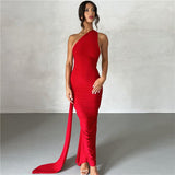 Tineit Style 2024 Summer New Women's Sexy Backless Neck Bag Hip Slim-fit Evening Dress For Dress Women