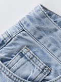 Tineit Light Wash Denim Boyfriend Jeans