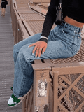 Tineit Light Washed Boyfriend Jeans