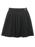 Tineit Lined Detail Embroidery Pleated Mini Skirt