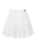 Tineit Lined Detail Embroidery Pleated Mini Skirt