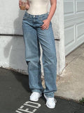 Tineit Mid Wash Classic Boyfriend Jeans