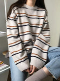 Tineit New Student Striped Sweater