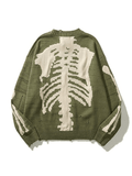 Tineit Oversized Skeleton Knit Sweater