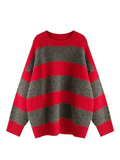 Tineit Oversized Stripe Pullover Sweater