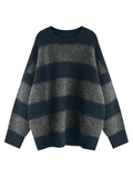 Tineit Oversized Stripe Pullover Sweater