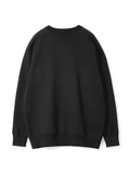 Tineit Punk Jacquard Black Pullover Sweater