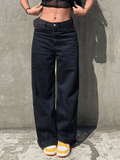 Tineit Relaxed Mid-Waist Boyfriend Jeans