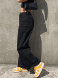 Tineit Relaxed Mid-Waist Boyfriend Jeans