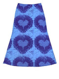 Tineit Tie-Dye Heart Wrap Midi Skirt