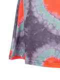 Tineit Tie-Dye Heart Wrap Midi Skirt